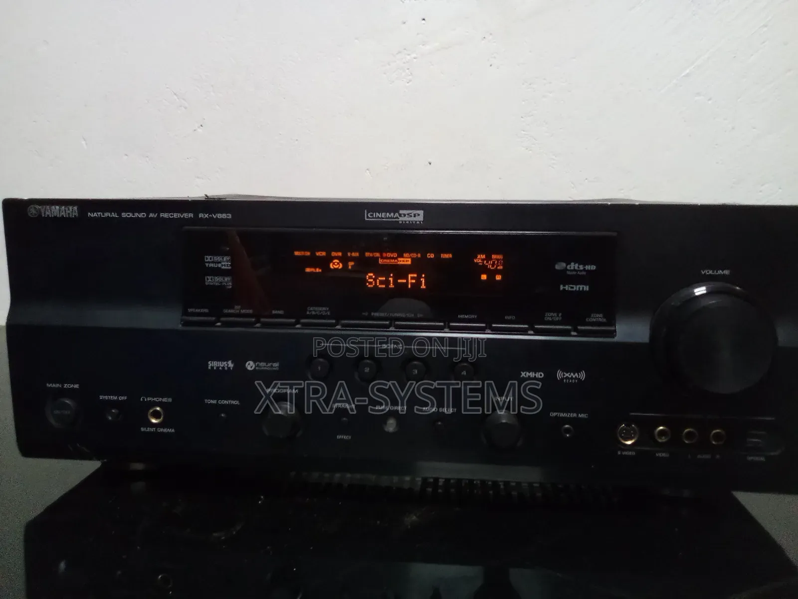 Yamaha RX-V663 Natural Sound 7.2-Channel AV Receiver