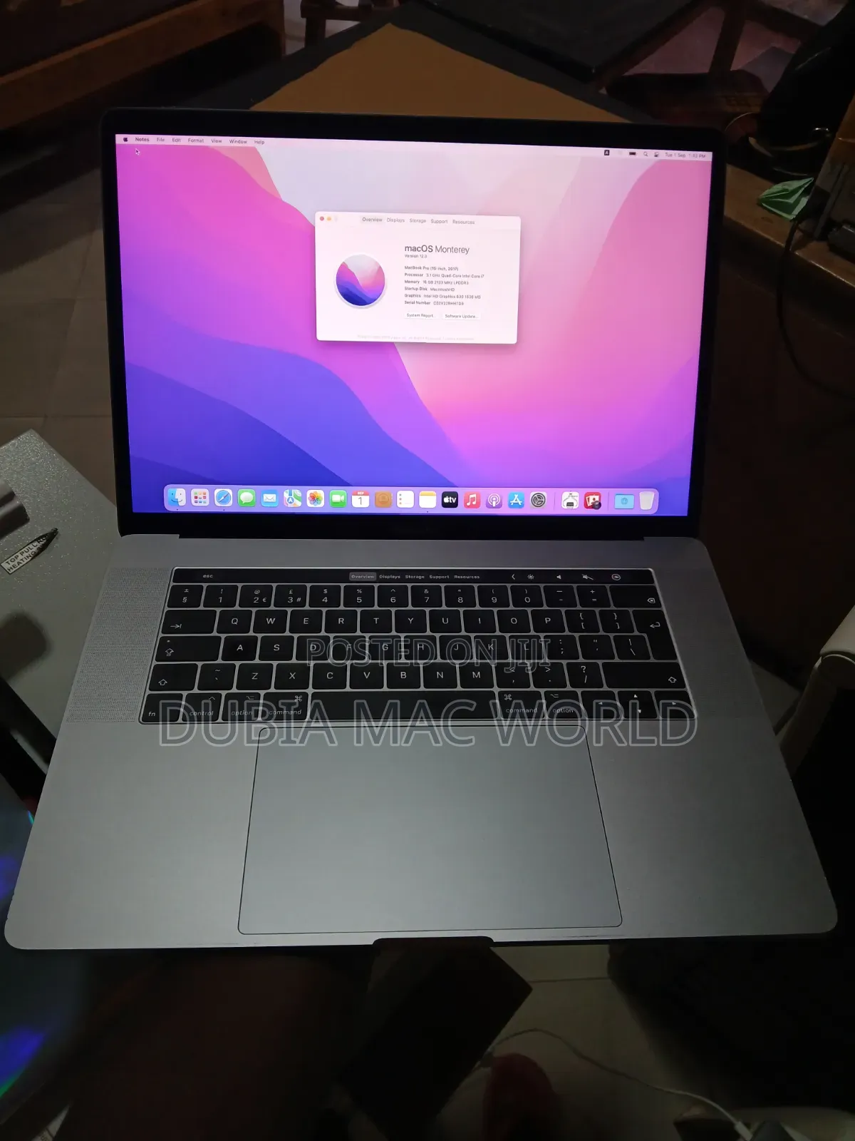 Laptop Apple MacBook Pro 2017 16GB Intel Core i7 SSD 1T