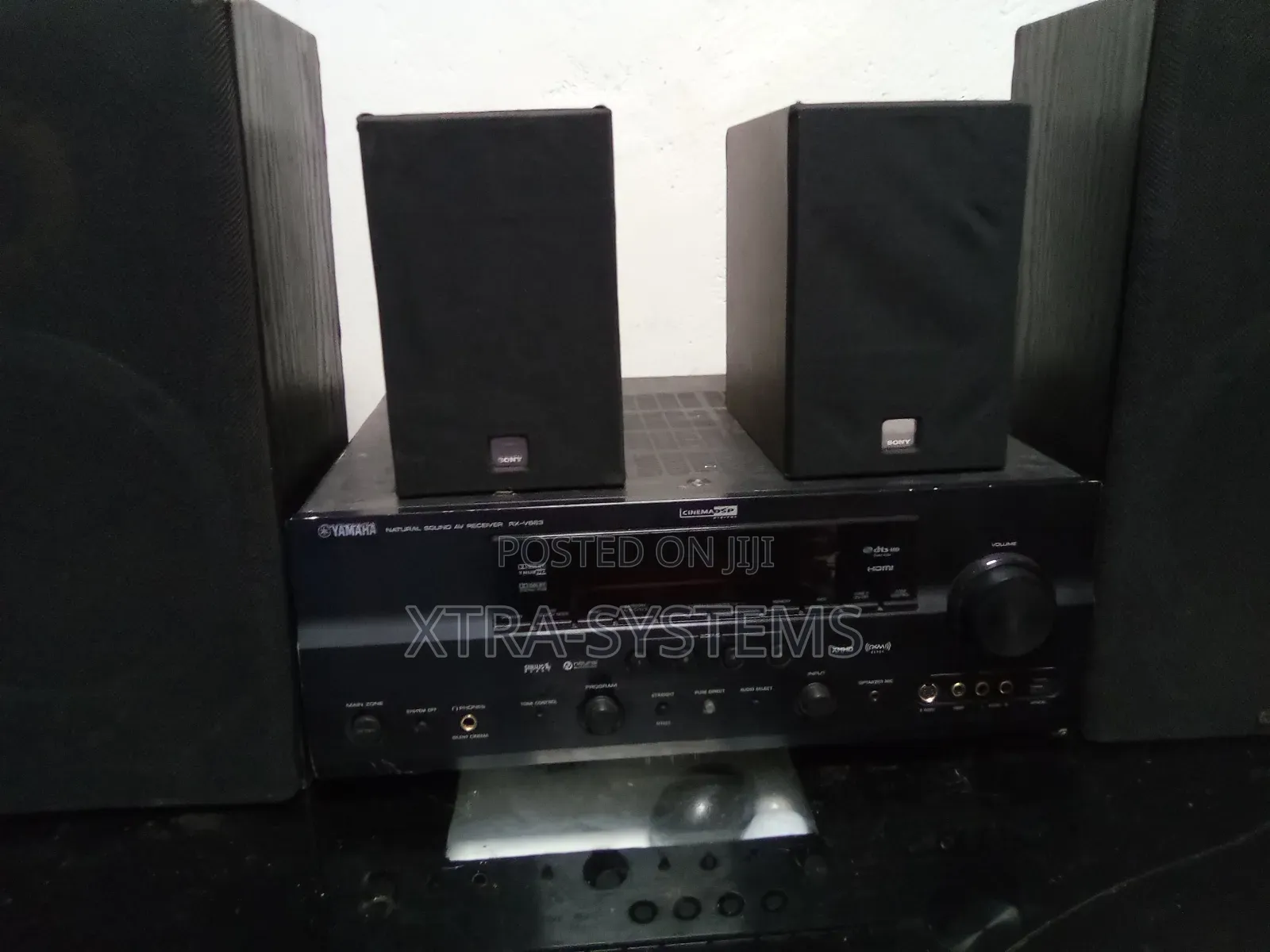 Yamaha AV Receiver & Sony Surround Sound Speaker System -  Combo