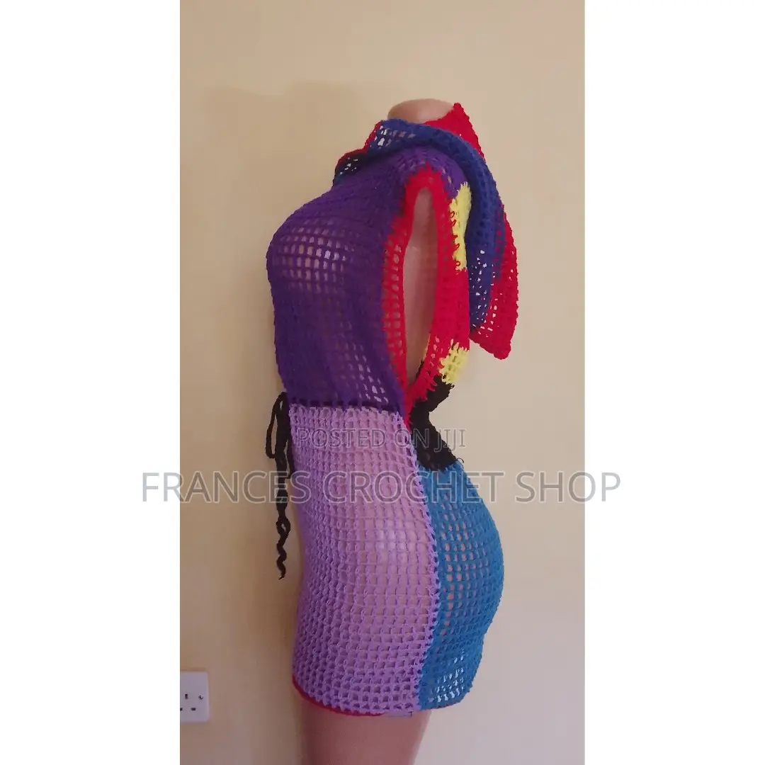 Hooded Mesh Shirt Dress