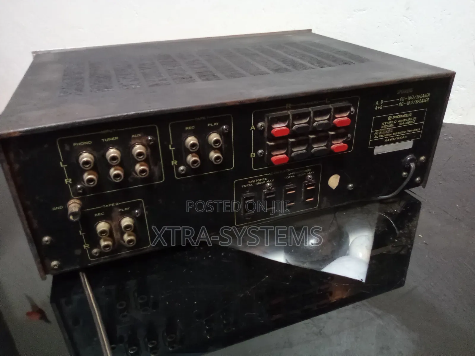 Pioneer SA-6850 Vintage Stereo Amplifier - Modified Setup