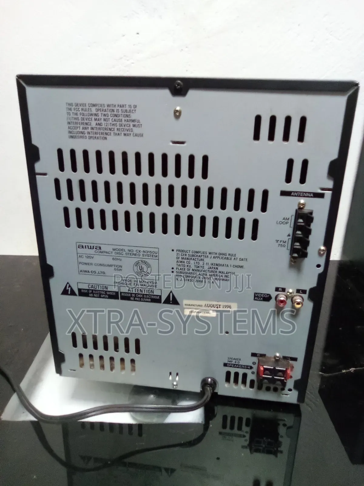 Aiwa NSX-3150 Vintage 3-Cd Changer Stereo System - Made in Malaysia