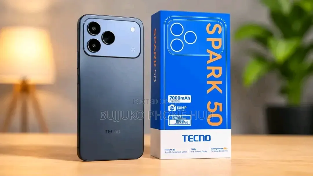 New Tecno Spark 50 128 GB Black
