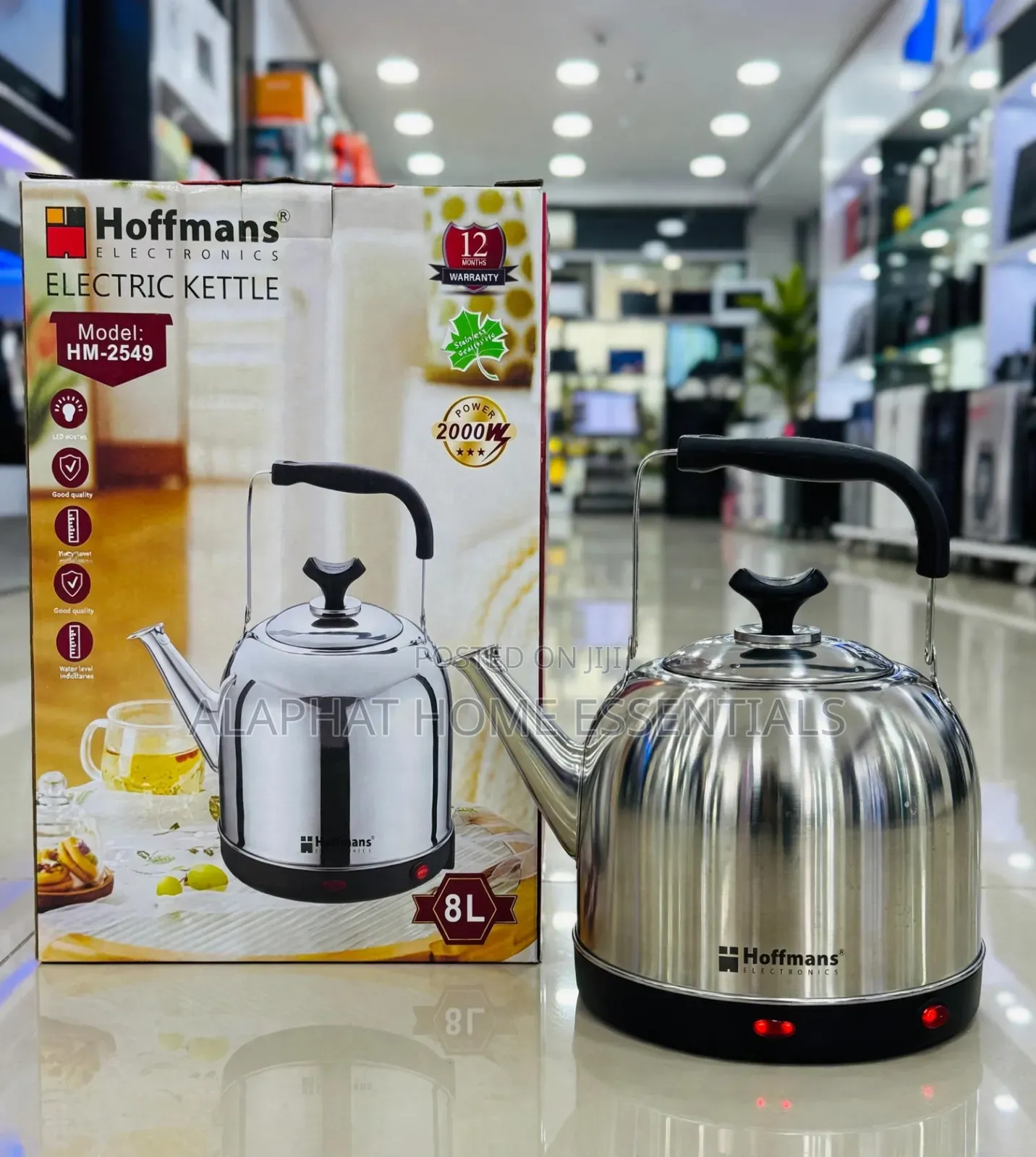 Hoffmans 8L Electric Kettle (Model HM-2549),