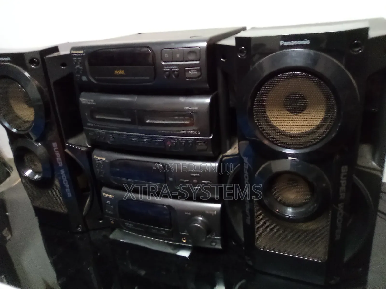 Panasonic Vintage Hi-Fi Component Stereo System With Super Woofers