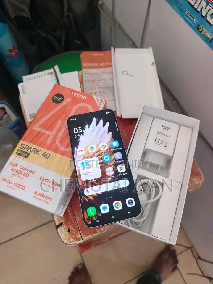 New Tecno Spark 40 Pro+ 256 GB Gray