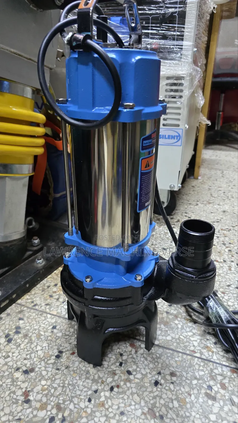 Sewage Cutting Pump  1.5HP 20m Head