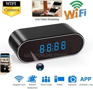 Wifi Full HD 1080p Table Clock Security Camera