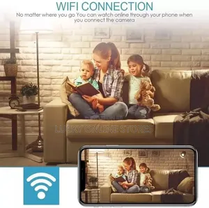 Wifi Full HD 1080p Table Clock Security Camera