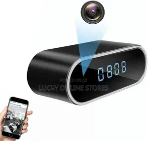 Wifi Full HD 1080p Table Clock Security Camera