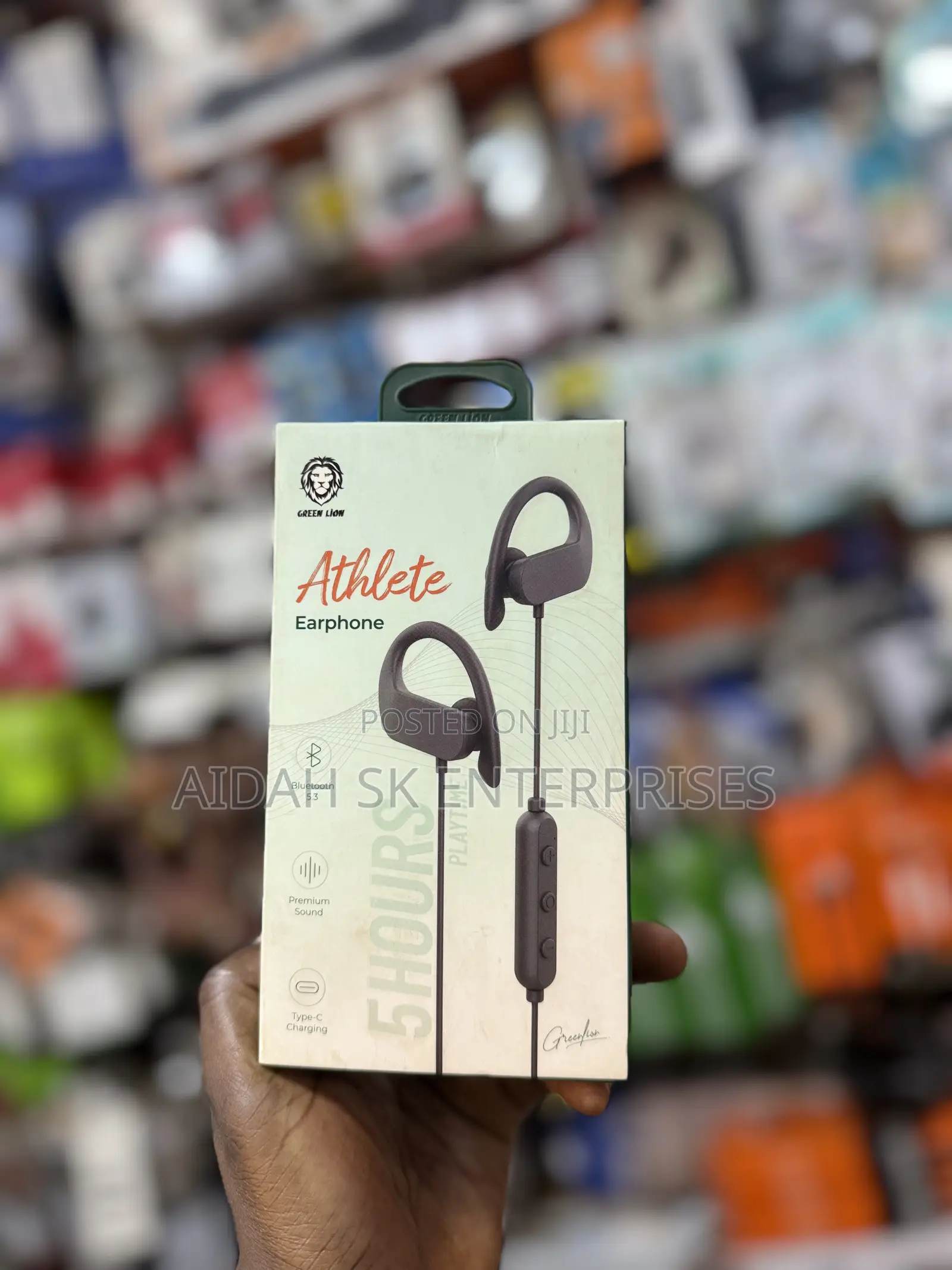 The Green Lion Athlete Earphone, a Wireless Sport-Centric