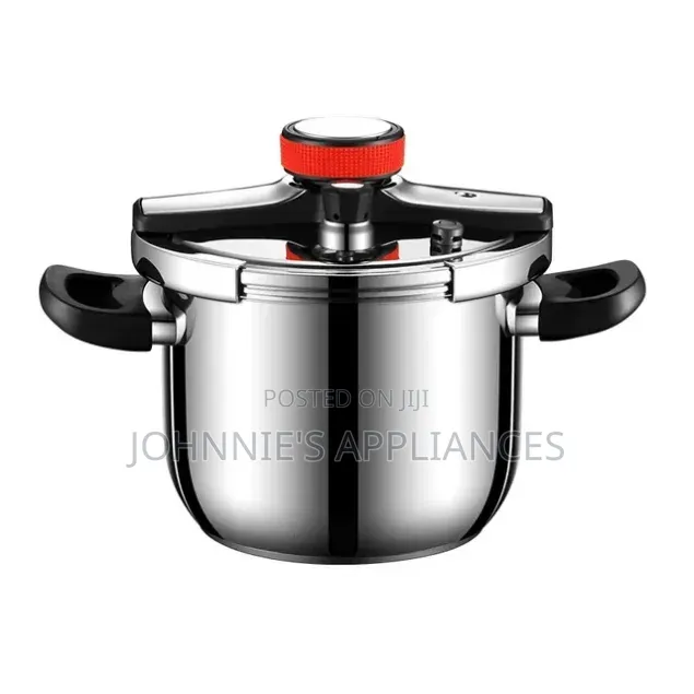 6L Stainless Steel Pressure Cooker – One-Handed Twist-to-Open Safety
