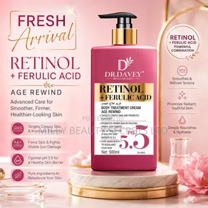 Dr. Davey Retinol + Ferulic Acid Body Treatment Cream – 500ml ✨💗