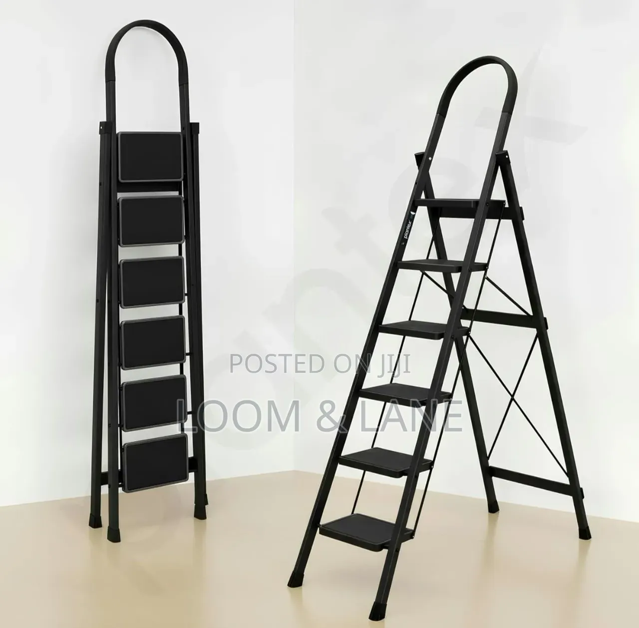6 Steps Foldable Ladder With Anti-Skid Wide Steps