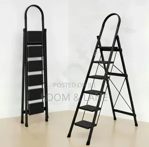 6 Steps Foldable Ladder With Anti-Skid Wide Steps