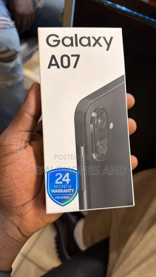 New Samsung Galaxy A07 4G 64 GB Black