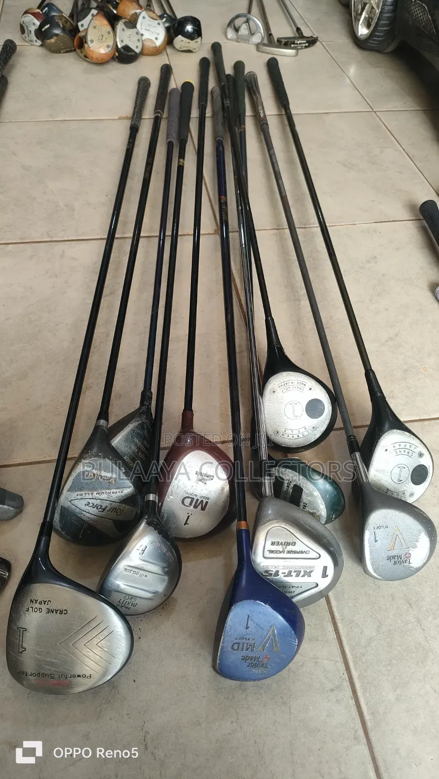 Japanese Used Golf Driver Clubs and Woods.