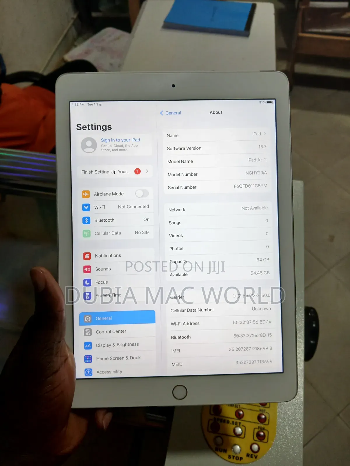 Apple iPad Air 2 64 GB Silver