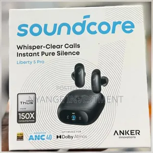 Soundcore Liberty 5 Pro Wireless Noise-Cancelling Earbuds by Anker.