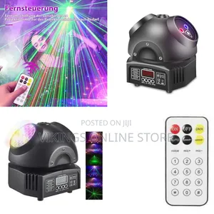 Mini Moving Head RGBW LED and Laser DJ Stage Light