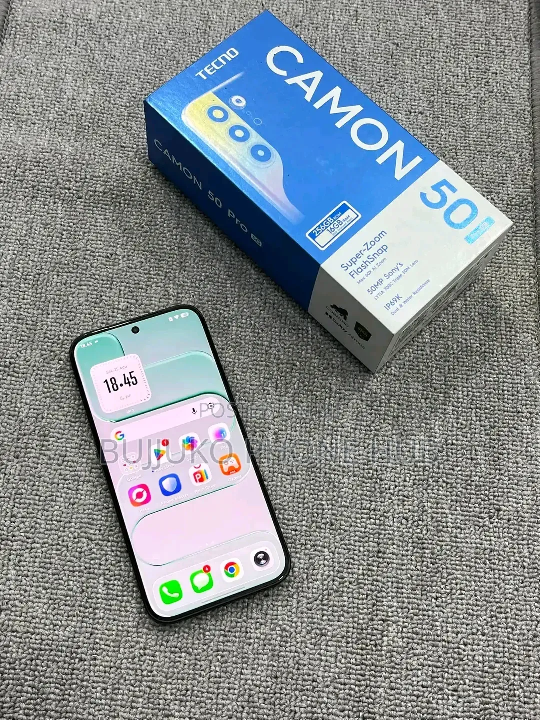 New Tecno Camon 50 Pro 256 GB Black