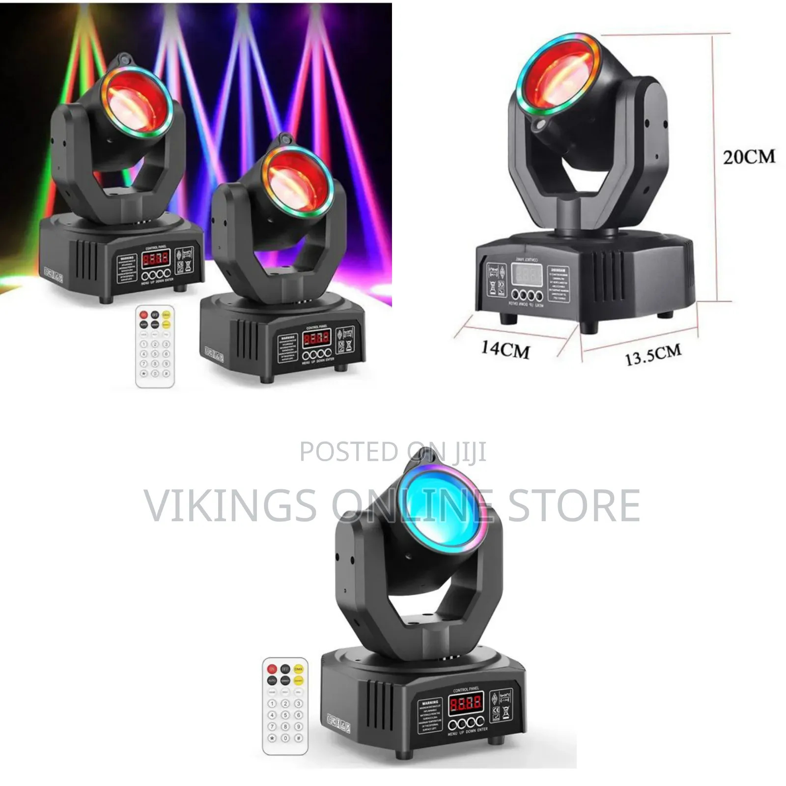 Mini LED Moving Head Stage Light, Utilized for DJ Setups Disco Rooms