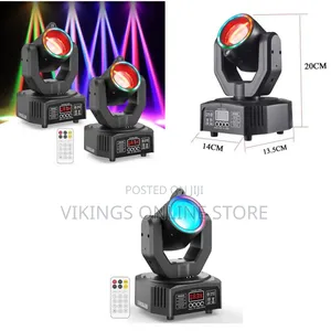 Mini LED Moving Head Stage Light, Utilized for DJ Setups Disco Rooms