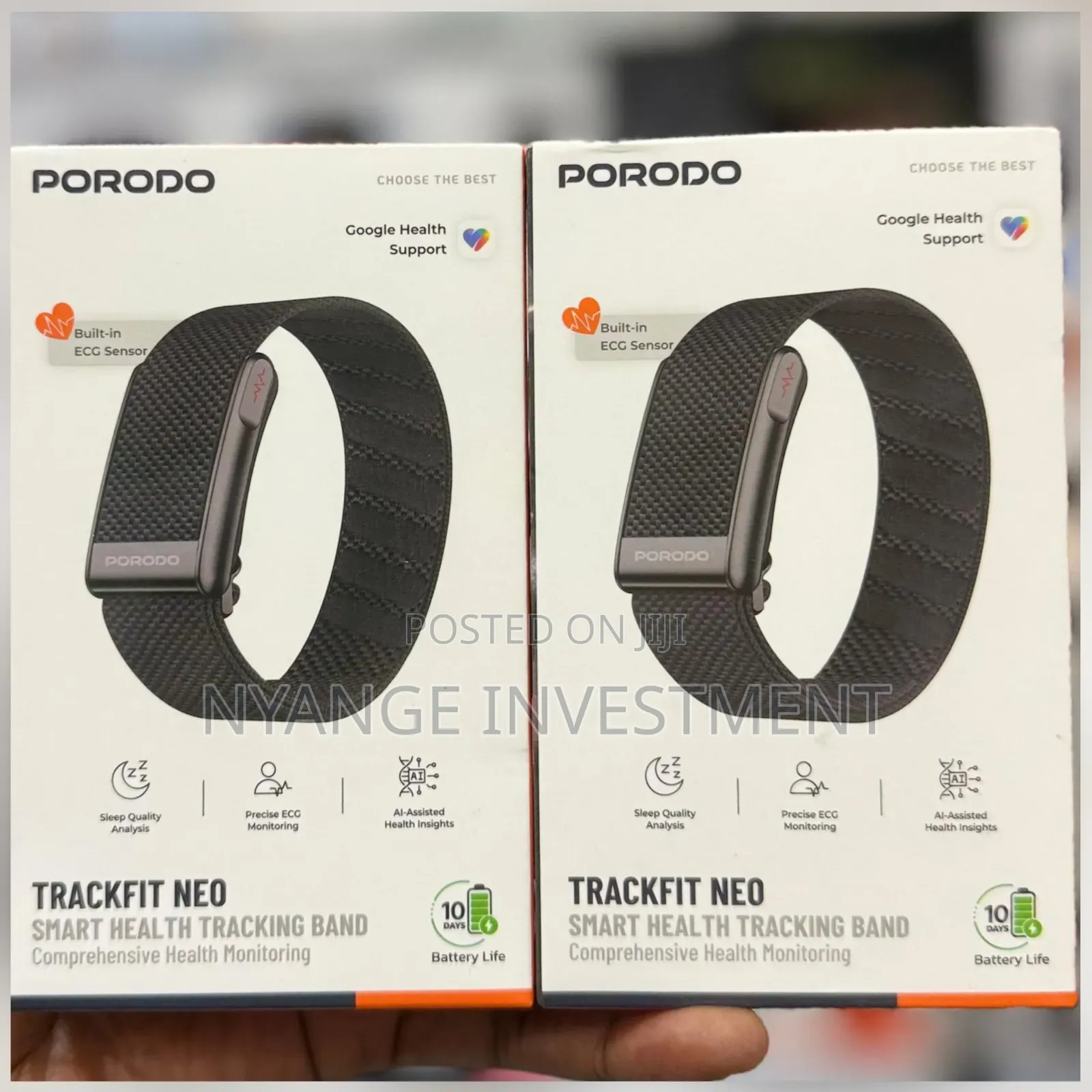 Porodo TrackFit Neo Smart Health Tracking Band With Built in ECG Senso