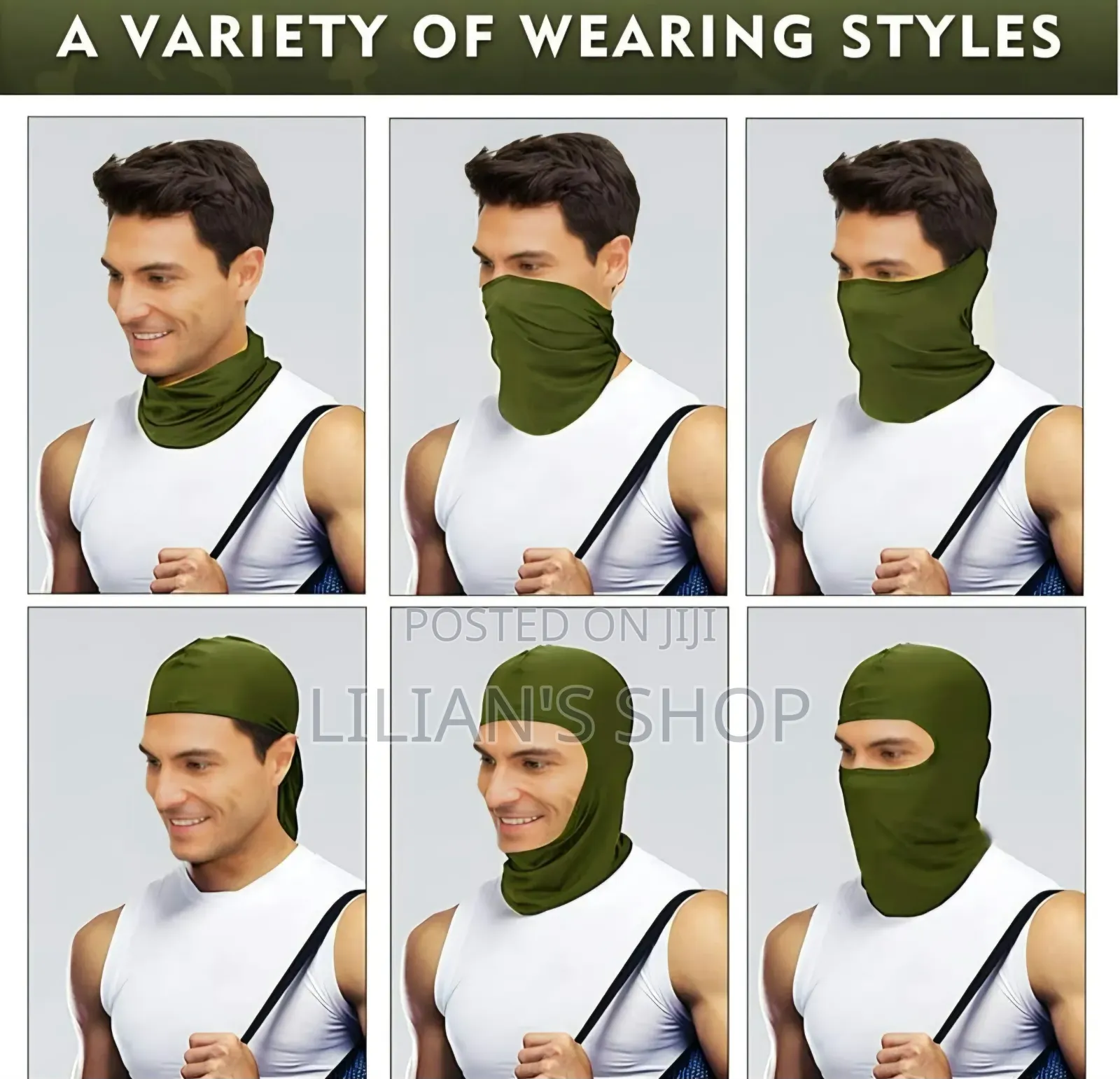 3pcs Balaclava Face Mask