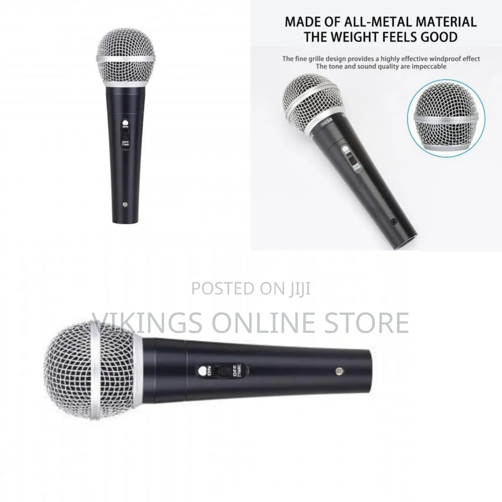 A Wired Handheld Dynamic Microphone