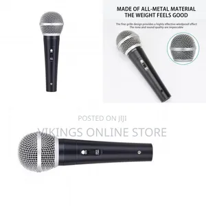 A Wired Handheld Dynamic Microphone