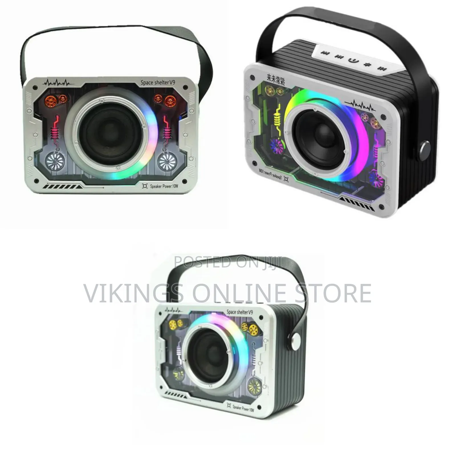 Space Shelter V9 Portable Wireless Bluetooth Karaoke Speaker