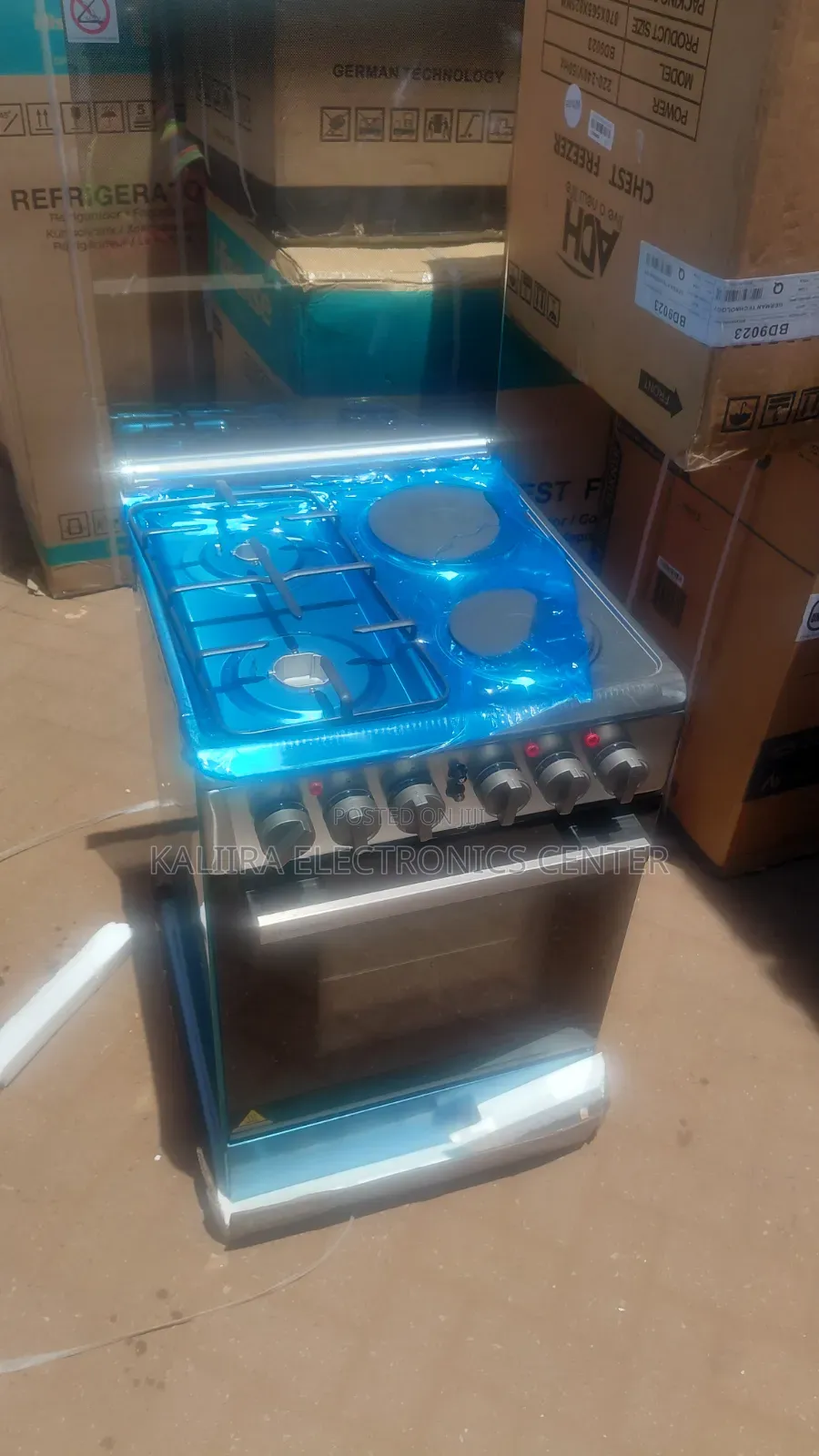 Cooker With Gas Oven