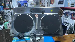 Saachi Double Electric Hotplate With Stainless Steel Body - NL-HP-6221