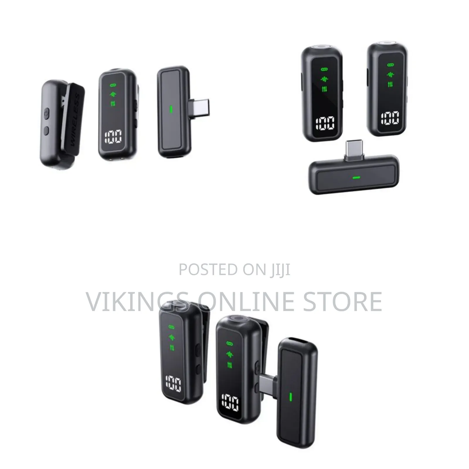AI Noise Reduction Lavalier Wireless Microphone System