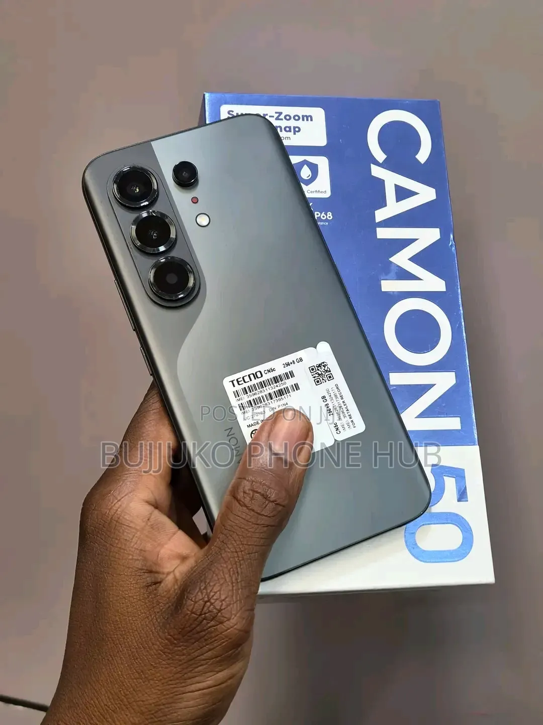 New Tecno Camon 50 Pro 256 GB Black