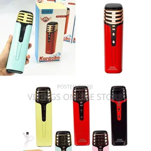 Wster WS-838 Wireless Bluetooth Karaoke Microphone