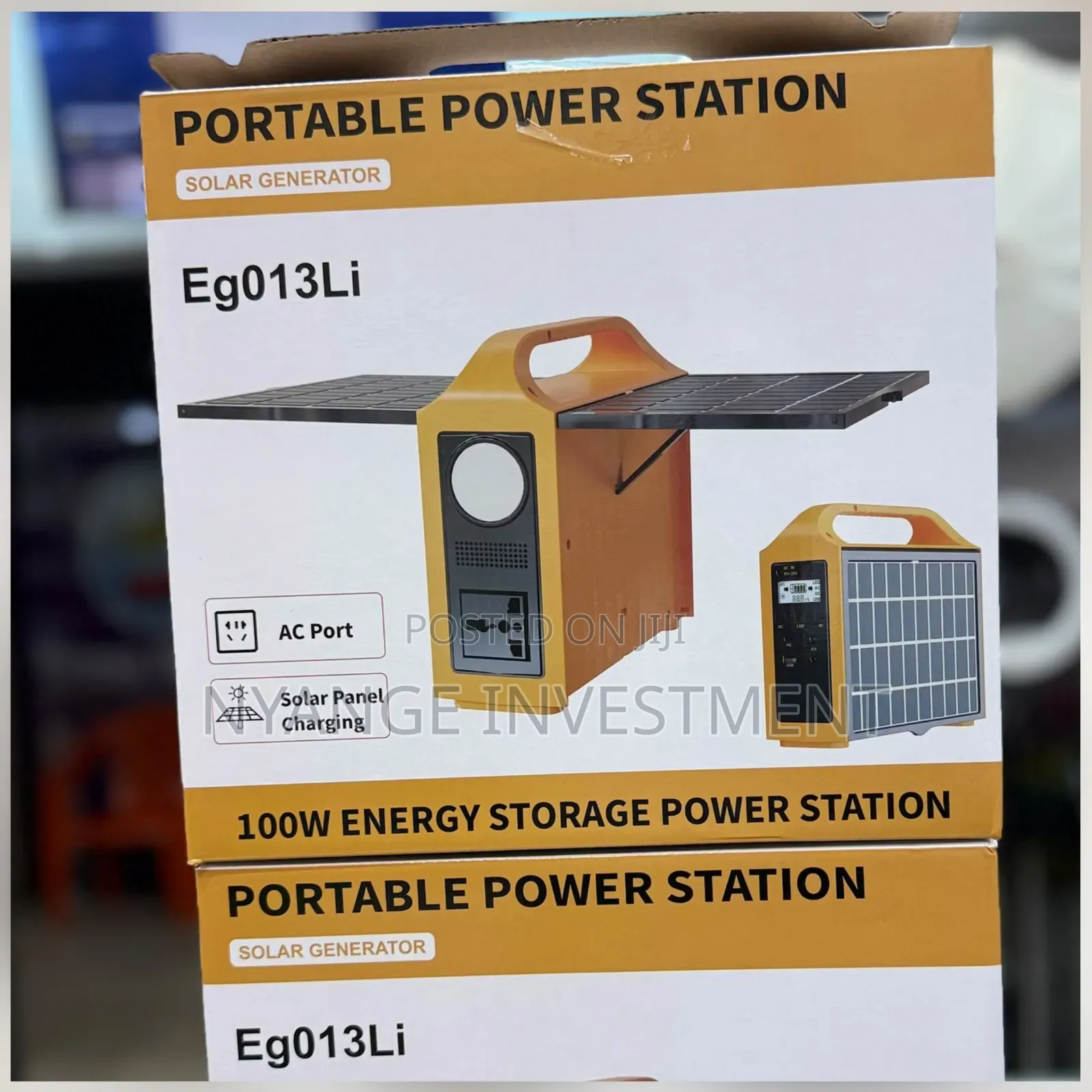 -013Li 100W Portable Power Station and Solar Generator,