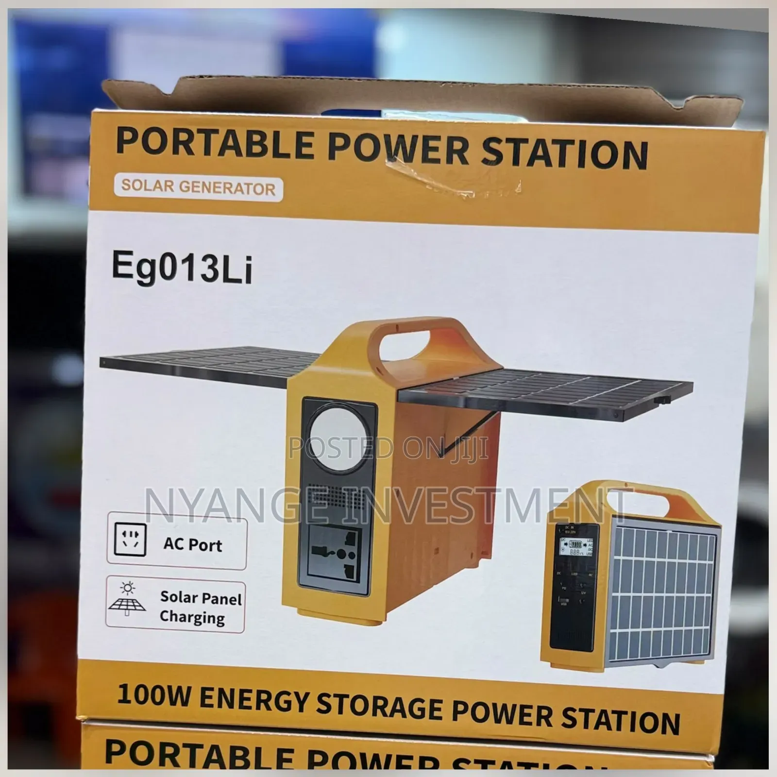 -013Li 100W Portable Power Station and Solar Generator,