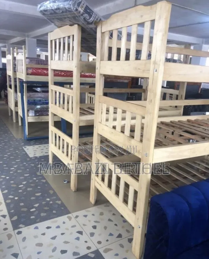 3by6 Triple Wooden Decker Bed Well Vanished and Finished on Sale