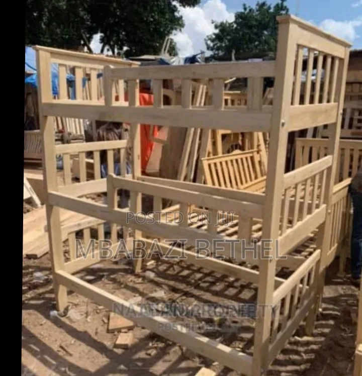 3by6 Triple Wooden Decker Bed Well Vanished and Finished on Sale