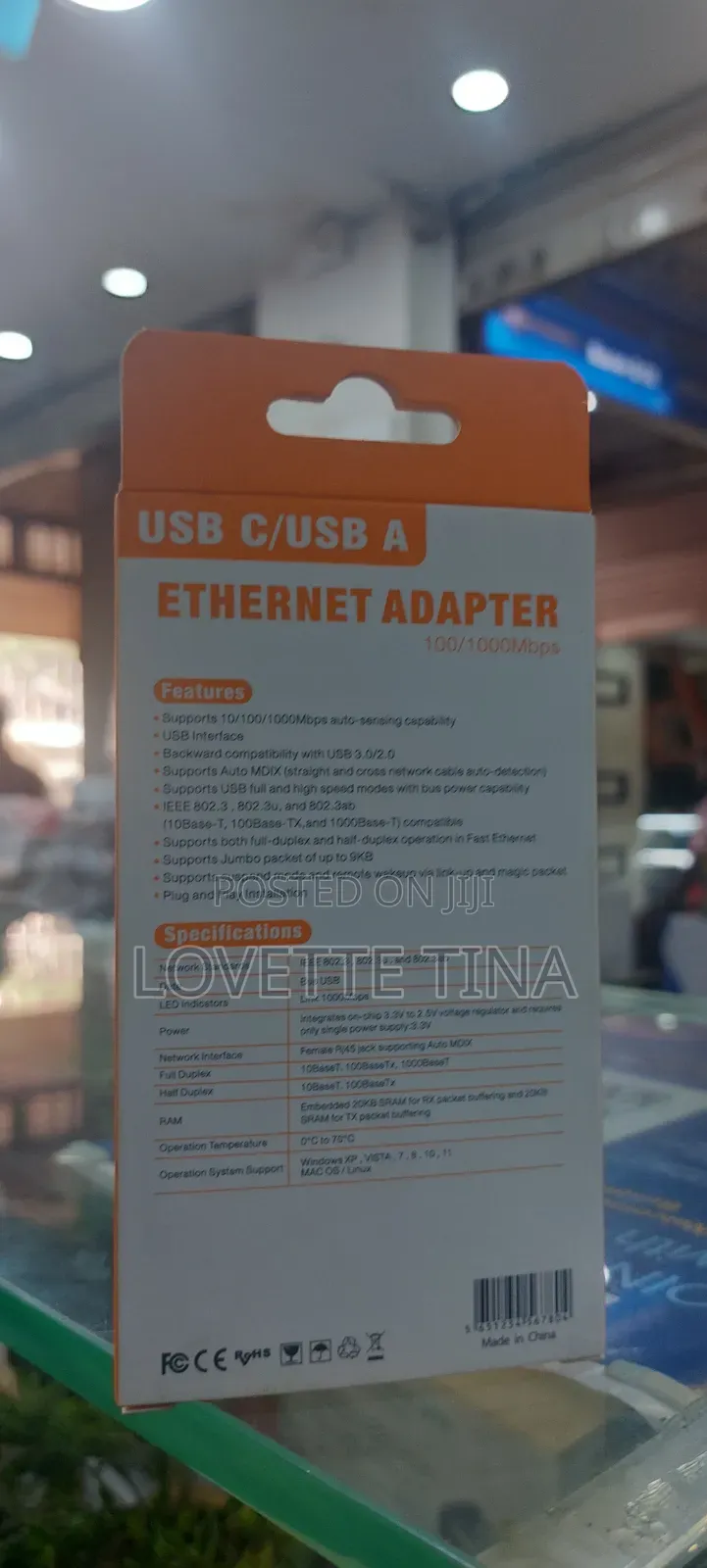 USB to Ethernet With Type C