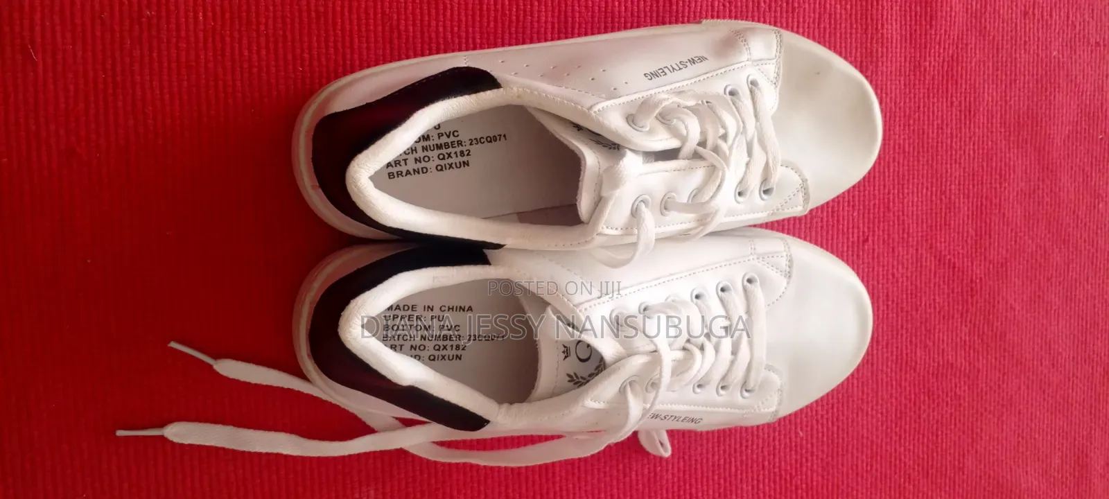 White Canvas Shoes