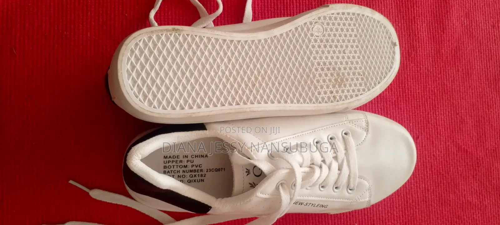White Canvas Shoes