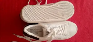 White Canvas Shoes