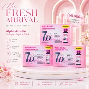 Alpha Arbutin Collagen Peptide Drink – 60,000mg 💗✨