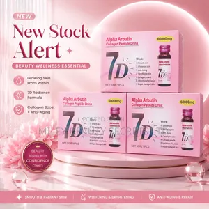 Alpha Arbutin Collagen Peptide Drink – 60,000mg 💗✨