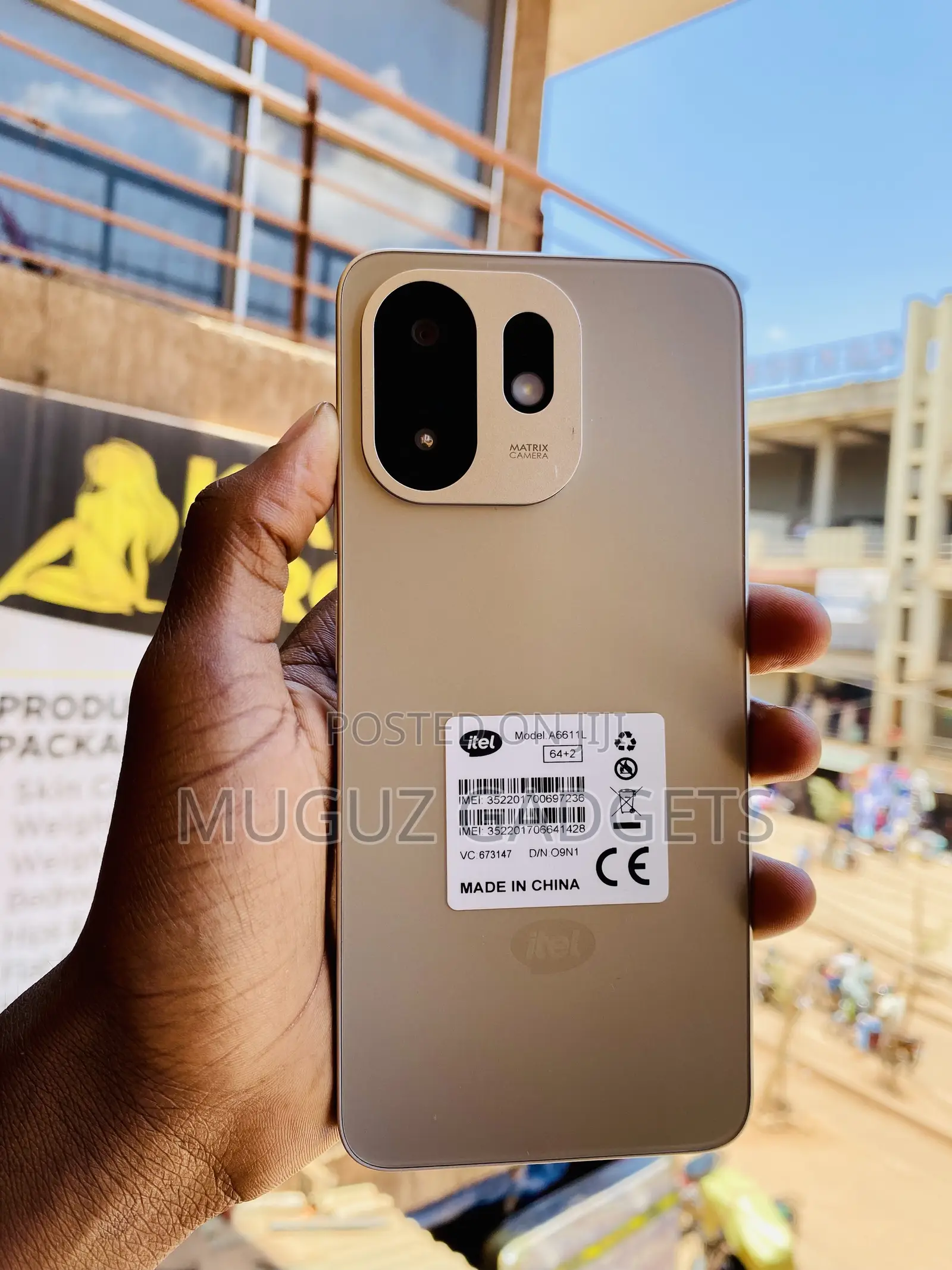 Itel A100C 64 GB Gold