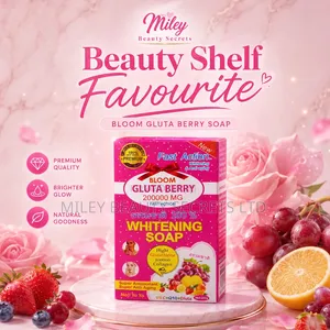 Bloom Gluta Berry Whitening Soap 💖✨
