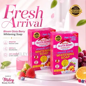 Bloom Gluta Berry Whitening Soap 💖✨